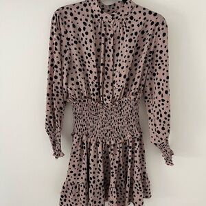 Polka Dot Smocked Waist Dress - perfect conditions!